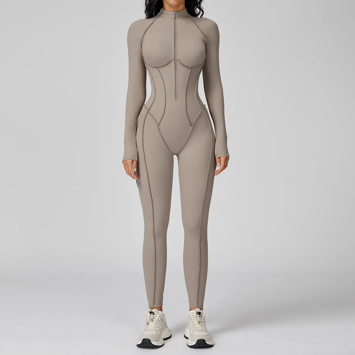 Yoga Bodysuit Long Sleeved Tracksuit