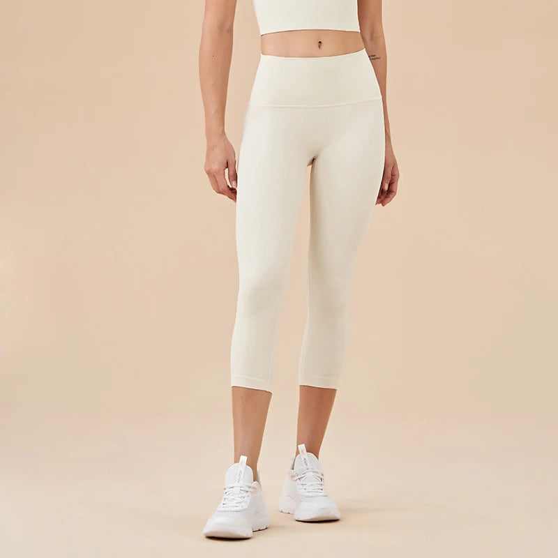 Women High Waist Push-Up Leggings Peach Hip Gym & Yoga Pants