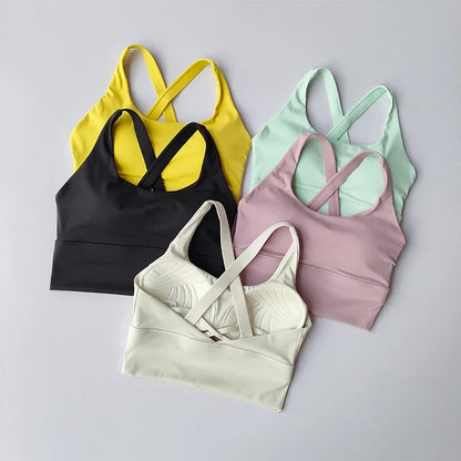 High-Intensity Shockproof Sports Bra – Running & Fitness Support Bra