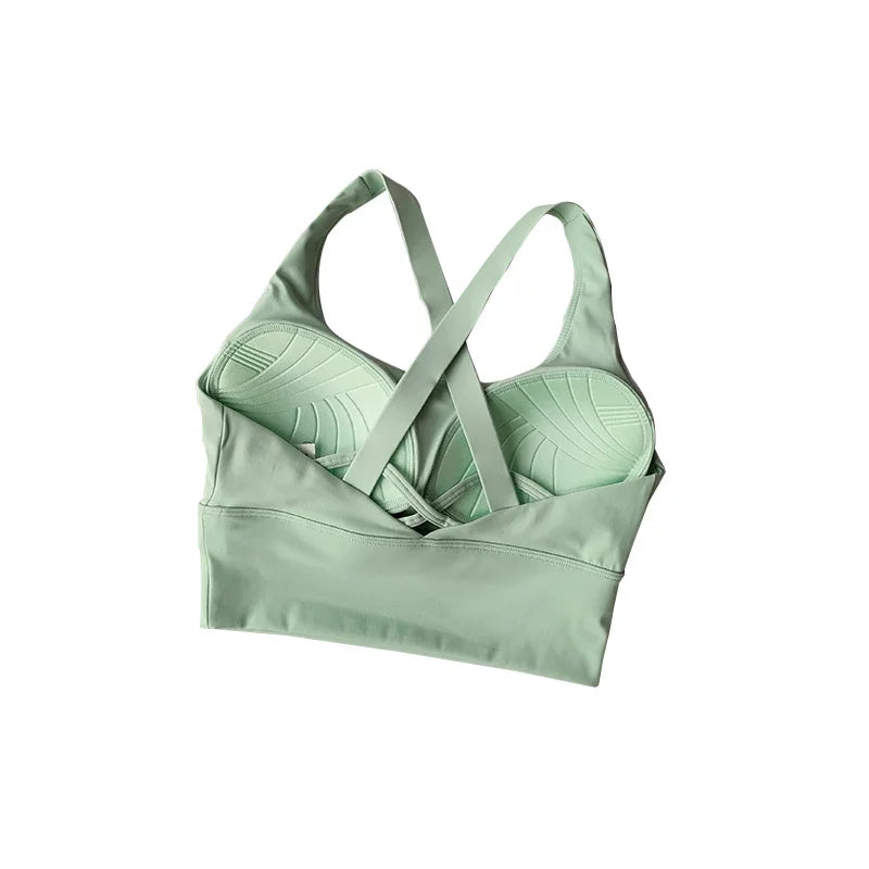 High-Intensity Shockproof Sports Bra – Running & Fitness Support Bra