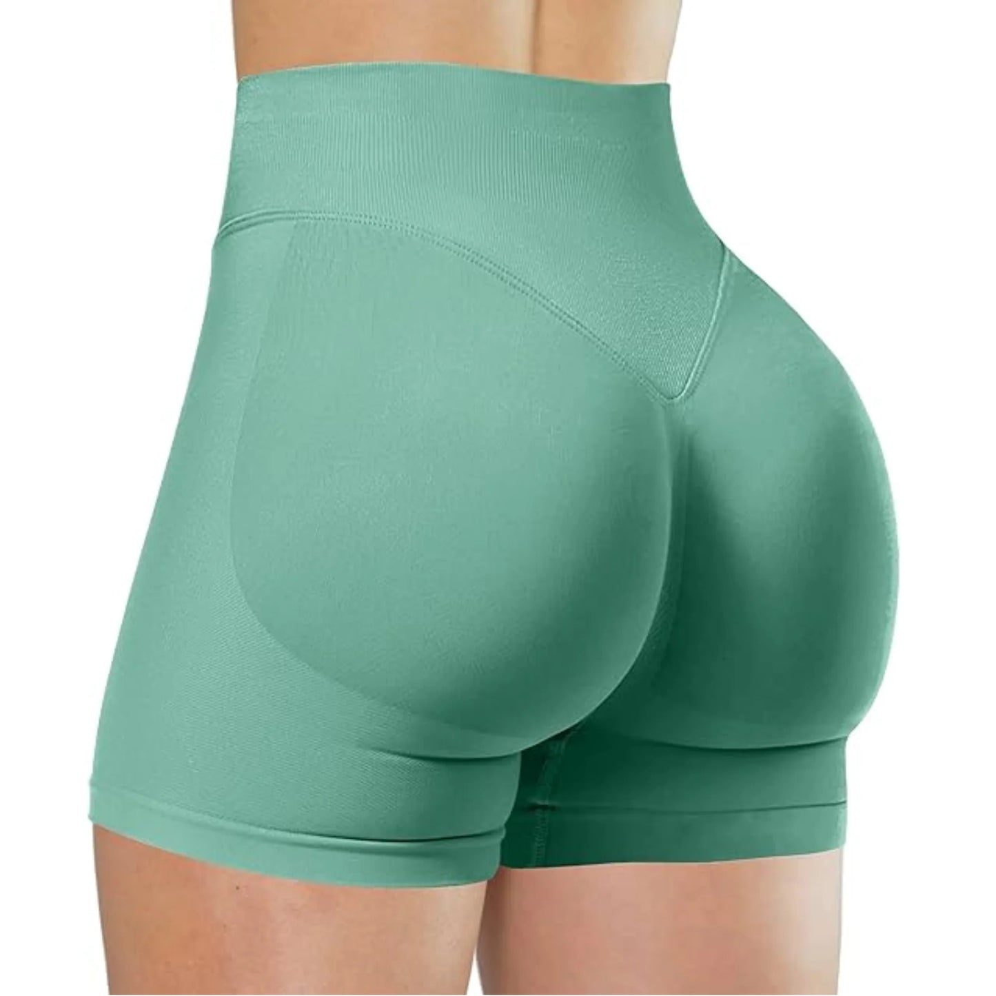 Women High Waist Yoga Shorts – Summer Fitness Running Shorts