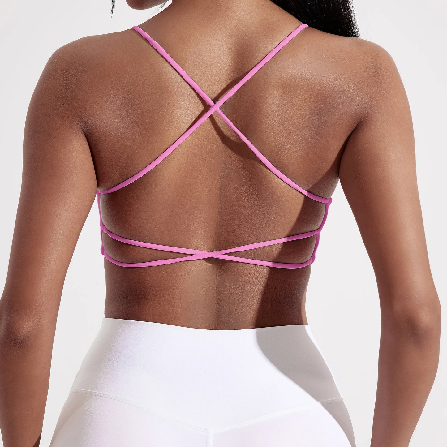 Women Cross Back Sports Bra High Support Gym & Yoga Fitness Top