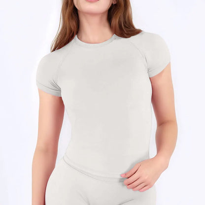 Women Impact Short Sleeve Sports Top Quick Dry Gym & Yoga Tee