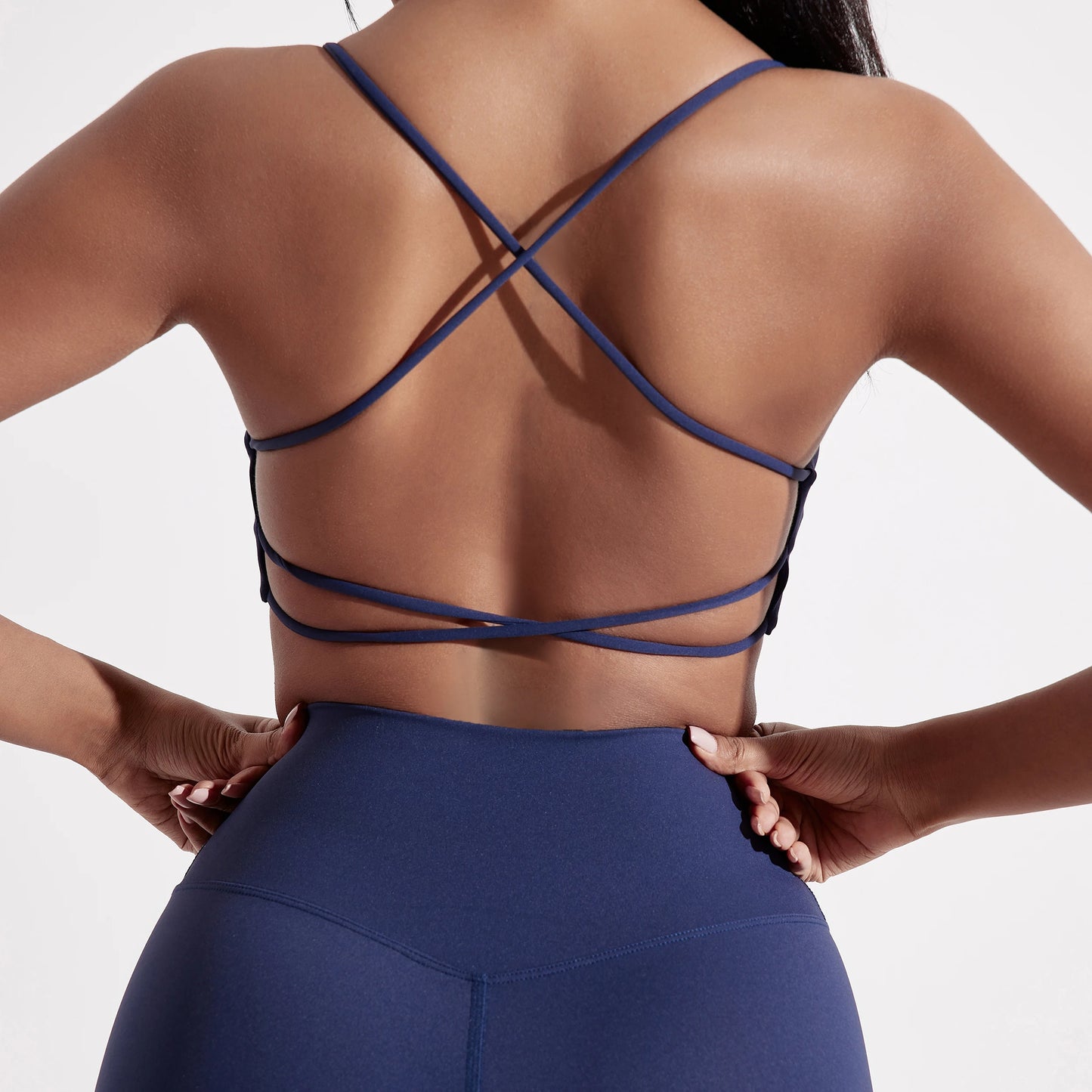 Women Cross Back Sports Bra High Support Gym & Yoga Fitness Top