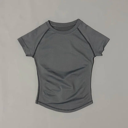 Women Impact Short Sleeve Sports T-Shirt Breathable Gym & Yoga Top