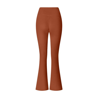 Women High Waist Flared Leggings Tummy Control Yoga & Gym Pants