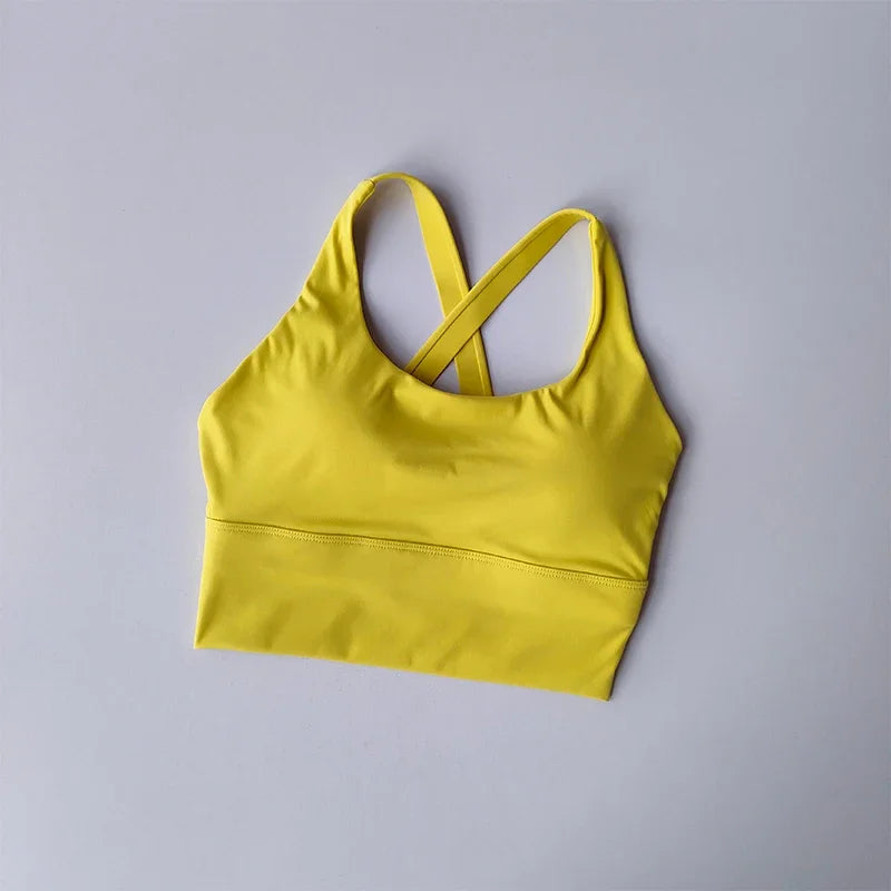 High-Intensity Shockproof Sports Bra – Running & Fitness Support Bra