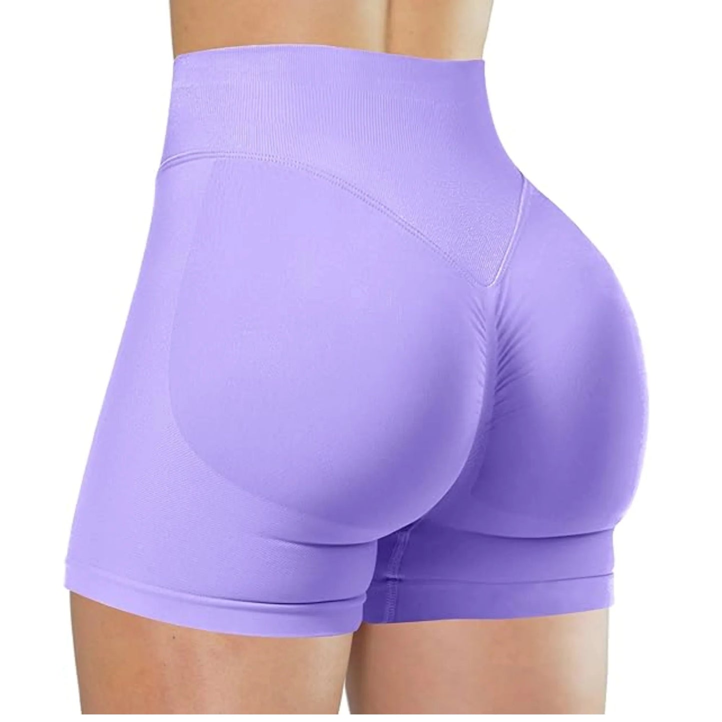 Women High Waist Yoga Shorts – Summer Fitness Running Shorts