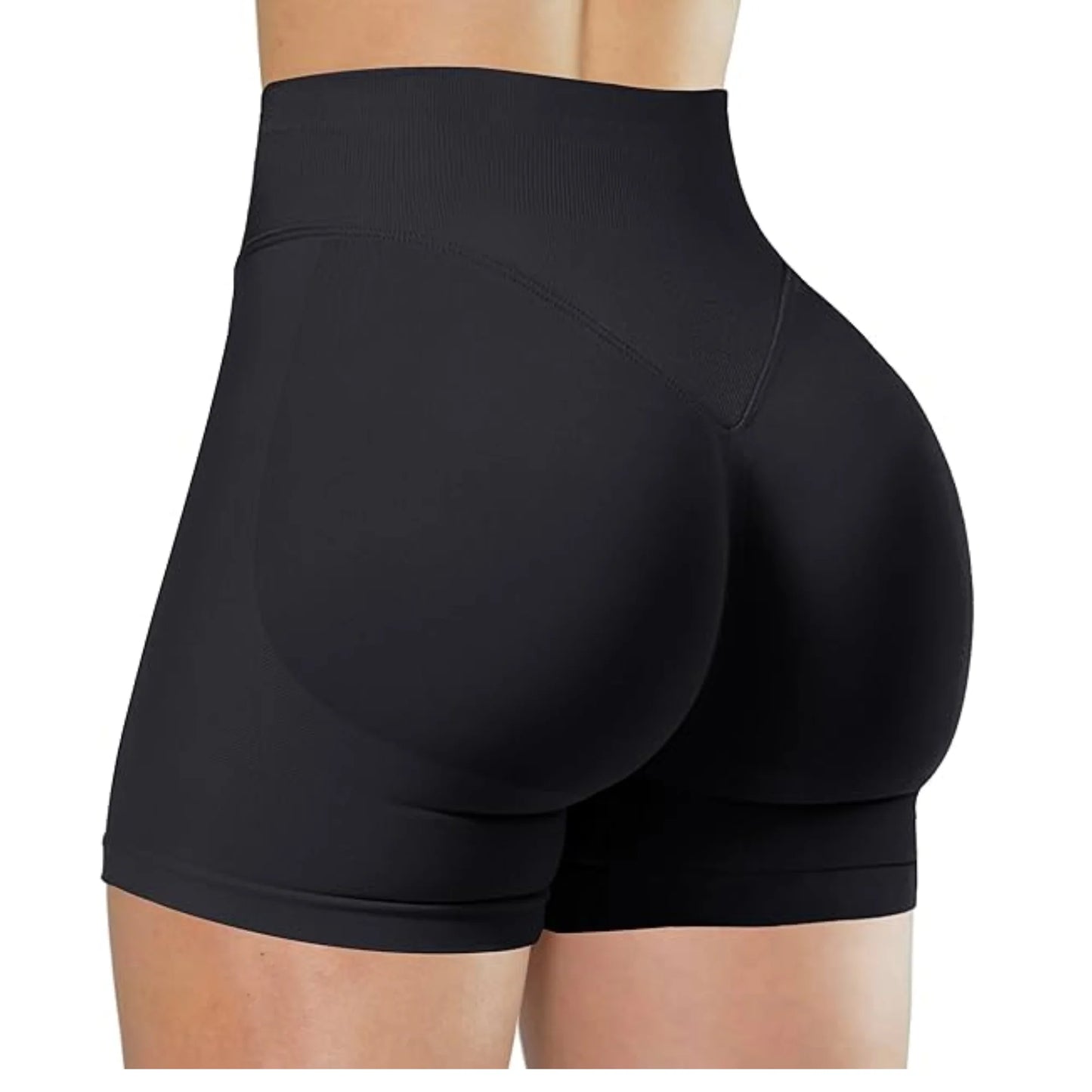 Women High Waist Yoga Shorts – Summer Fitness Running Shorts