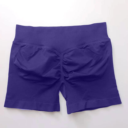 Women Impact Seamless Biker Shorts Scrunch Butt Gym & Yoga Shorts