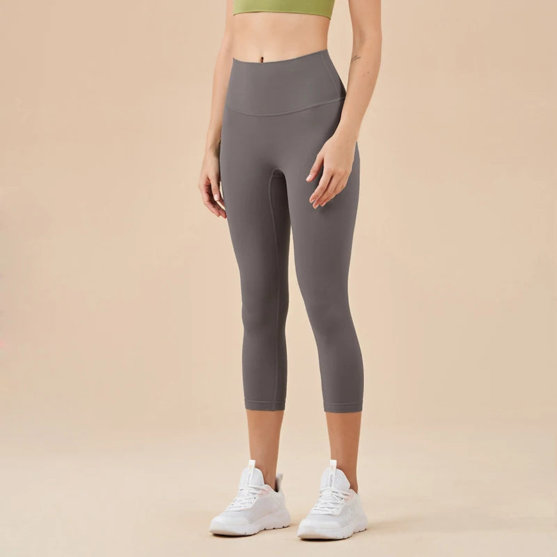Women High Waist Push-Up Leggings Peach Hip Gym & Yoga Pants