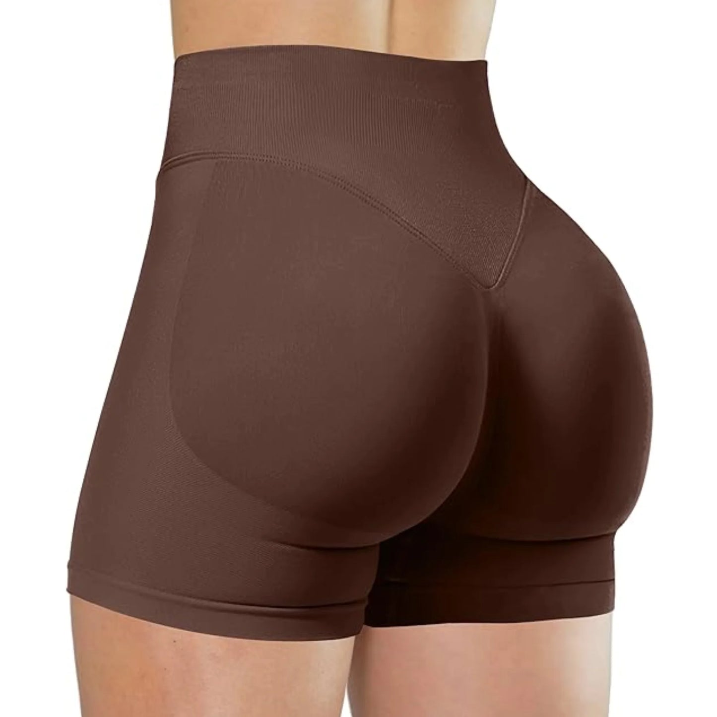 Women High Waist Yoga Shorts – Summer Fitness Running Shorts