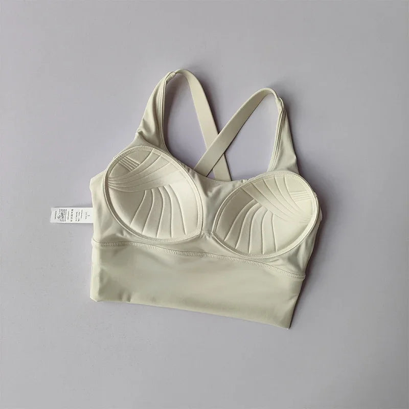 High-Intensity Shockproof Sports Bra – Running & Fitness Support Bra