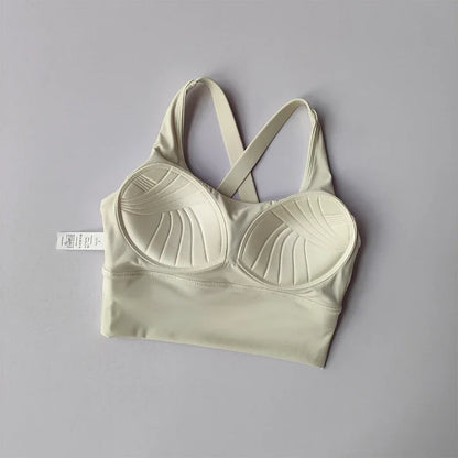 High-Intensity Shockproof Sports Bra – Running & Fitness Support Bra