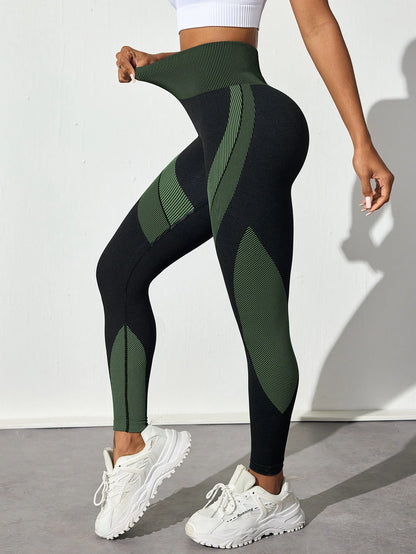 Elastic High  Waist Stylish Workout Leggings