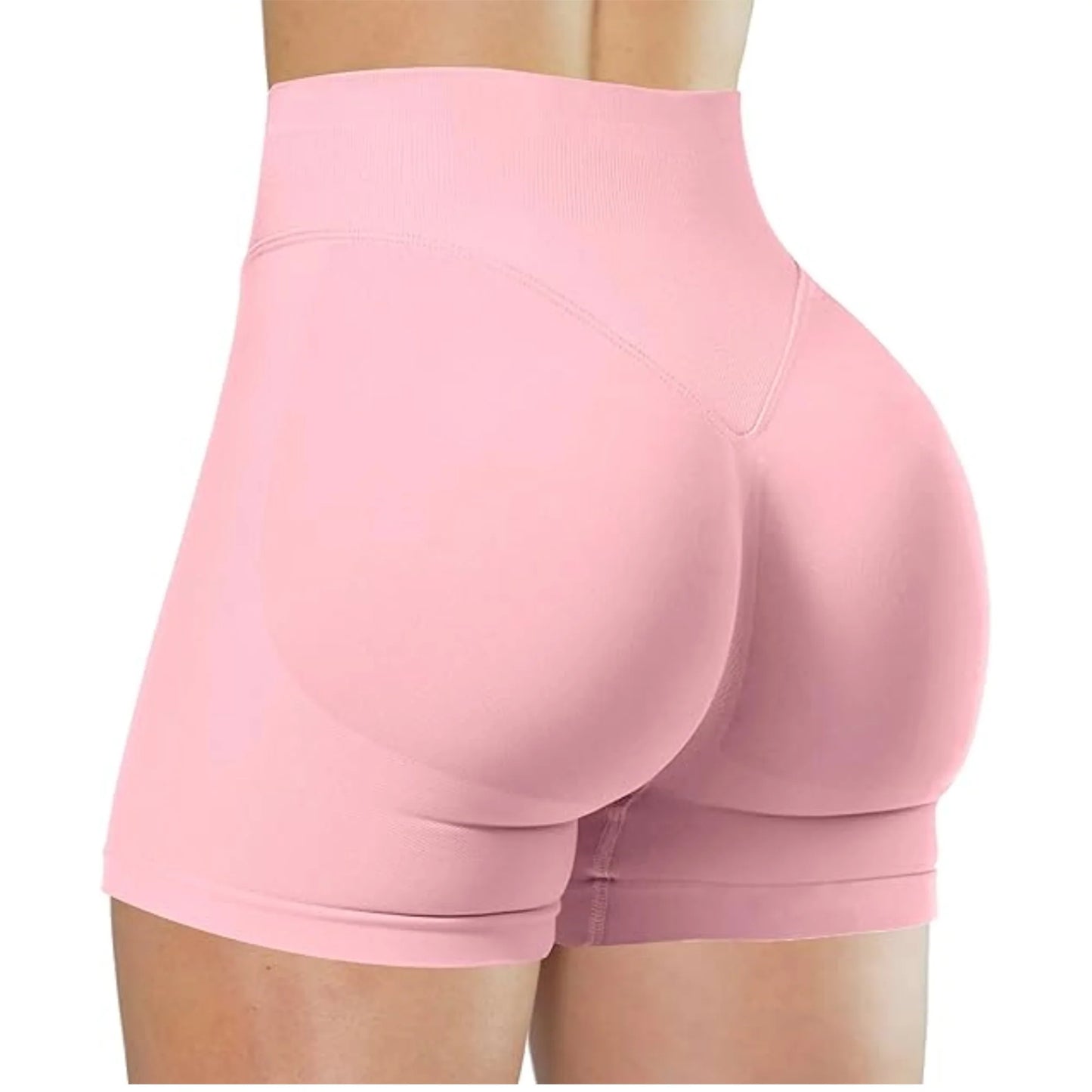 Women High Waist Yoga Shorts – Summer Fitness Running Shorts