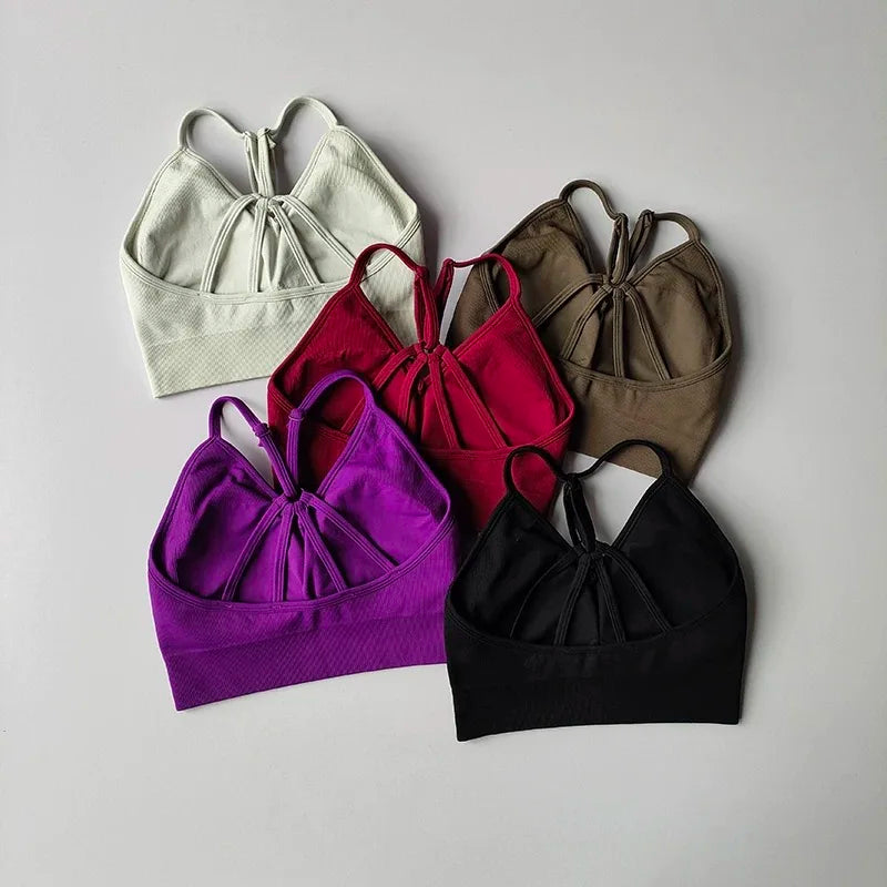 Women Peach High-Waist Yoga Set Hip-Lifting Fitness Workout Suit