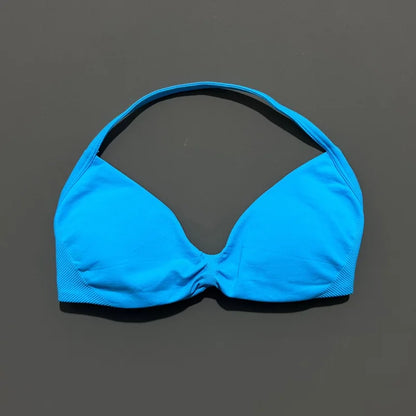 Impact Strappy High Support Sports Bra  Women Seamless Gym & Yoga Top