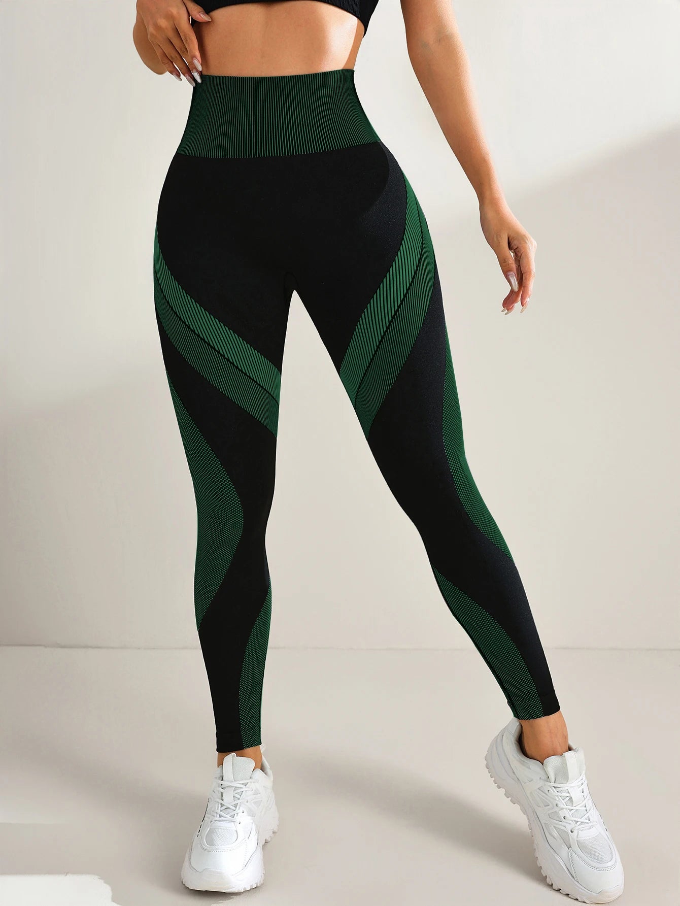 Elastic High  Waist Stylish Workout Leggings