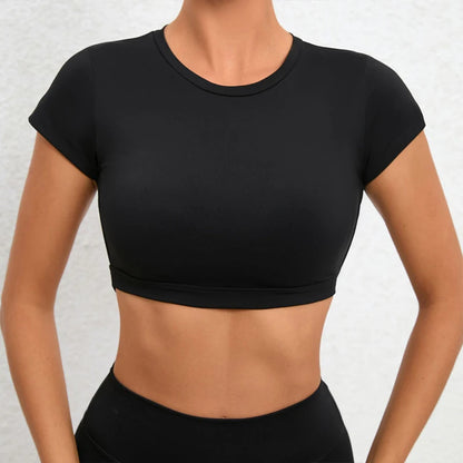 Backless Workout Crop Top