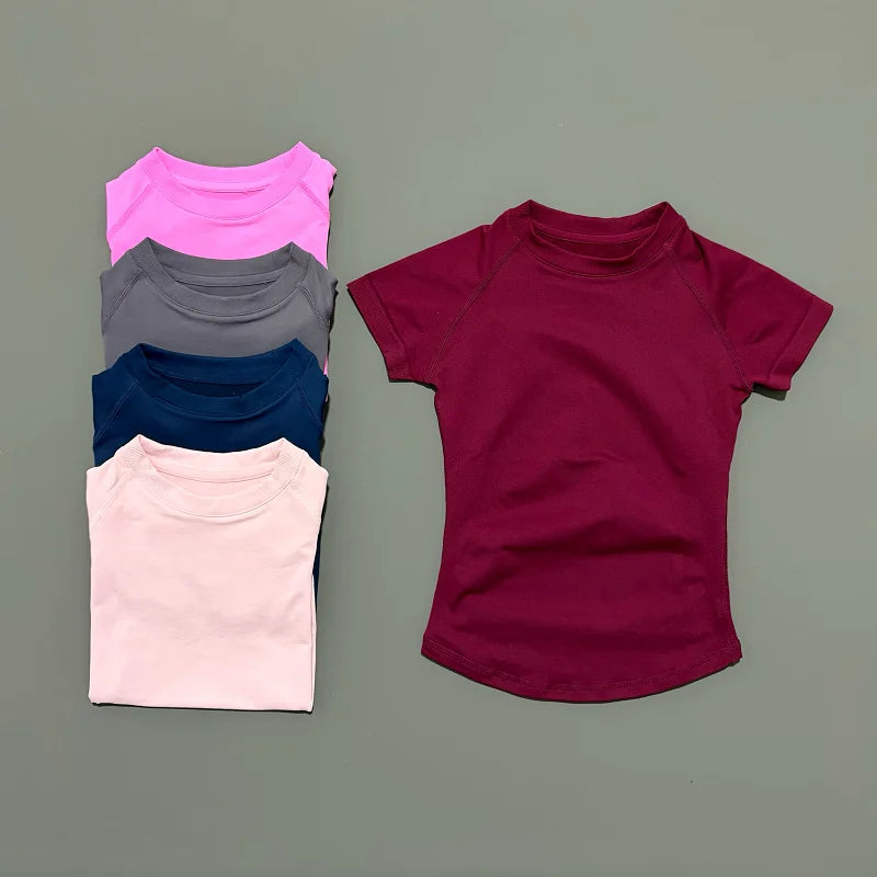 Women Impact Short Sleeve Sports T-Shirt Breathable Gym & Yoga Top