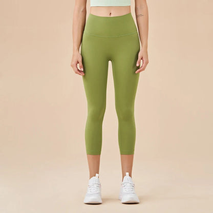 Women High Waist Push-Up Leggings Peach Hip Gym & Yoga Pants