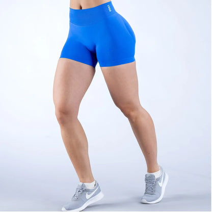 Women High Waist Yoga Shorts – Summer Fitness Running Shorts