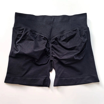 Women Impact Seamless Biker Shorts Scrunch Butt Gym & Yoga Shorts
