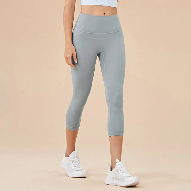 Women High Waist Push-Up Leggings Peach Hip Gym & Yoga Pants