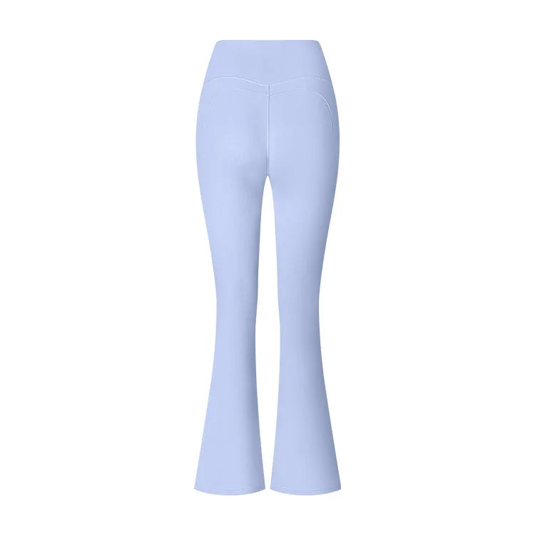 Women High Waist Flared Leggings Tummy Control Yoga & Gym Pants