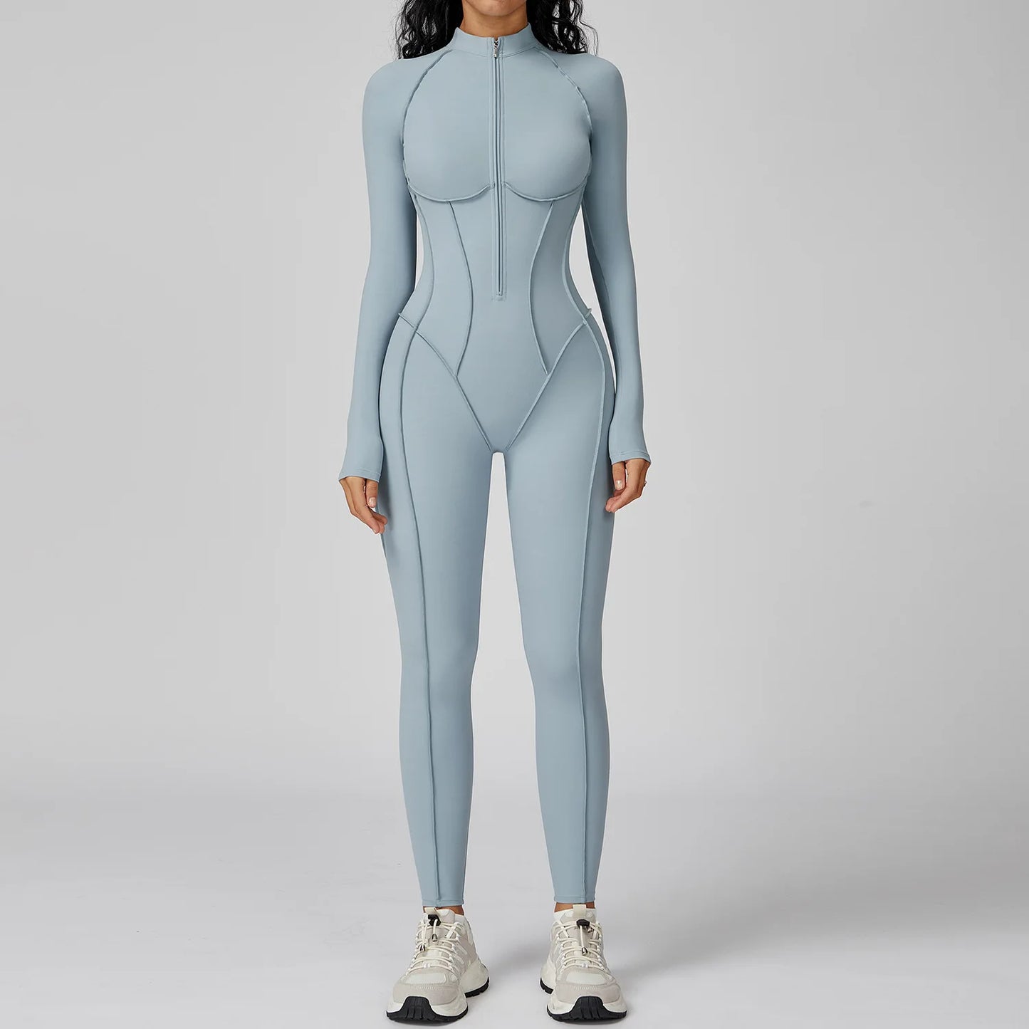 Yoga Bodysuit Long Sleeved Tracksuit