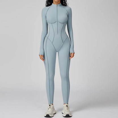 Yoga Bodysuit Long Sleeved Tracksuit