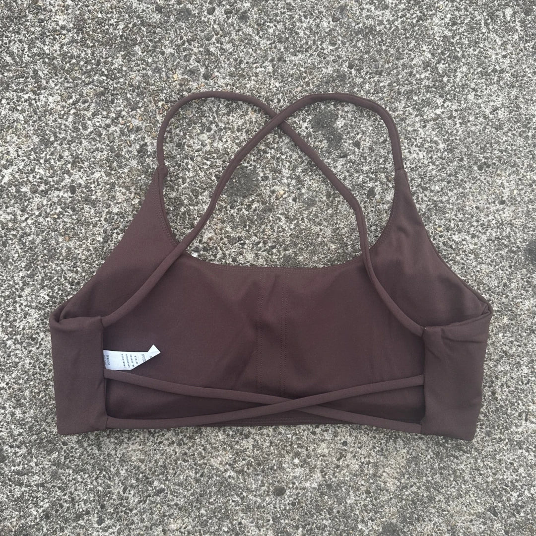 Women Cross Back Sports Bra High Support Gym & Yoga Fitness Top
