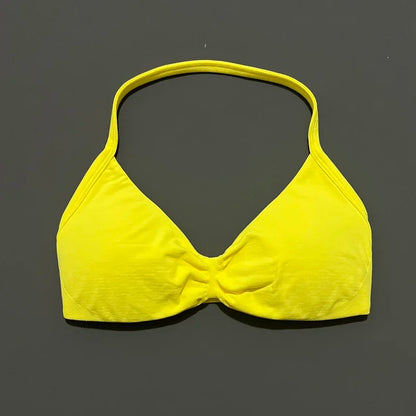 Impact Strappy High Support Sports Bra  Women Seamless Gym & Yoga Top