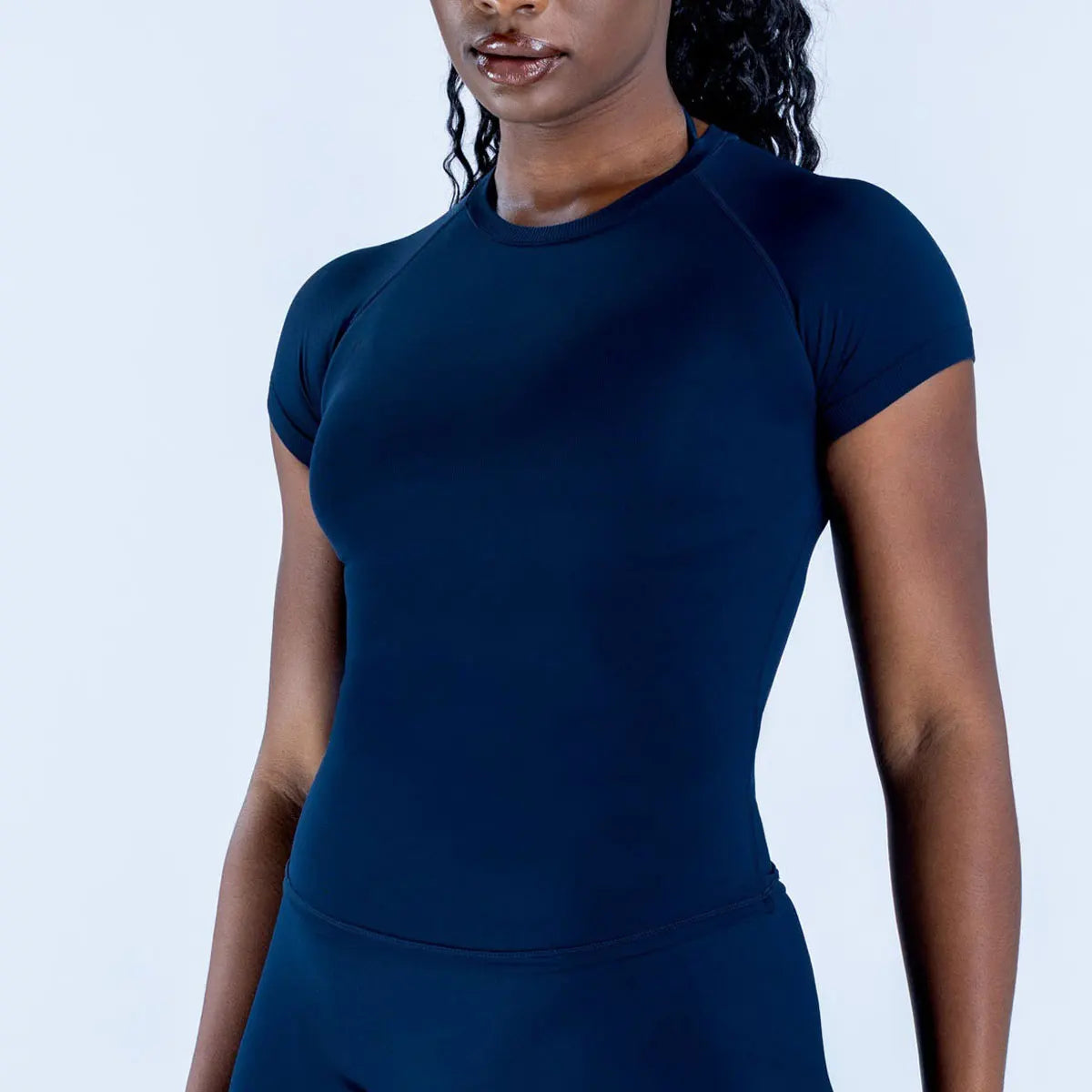 Women Seamless Impact Sports T-Shirt Slim Fit Gym & Yoga Top