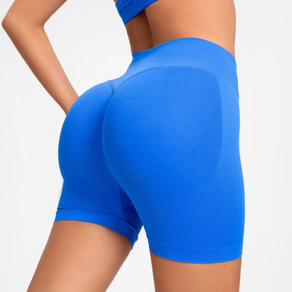Women Impact Seamless Biker Shorts Scrunch Butt Gym & Yoga Shorts