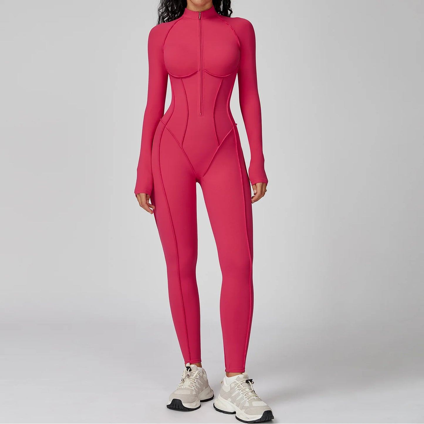 Yoga Bodysuit Long Sleeved Tracksuit