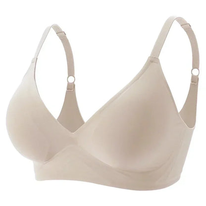 Women Seamless Wireless Jelly Bra – Soft Padded Comfort Bralette
