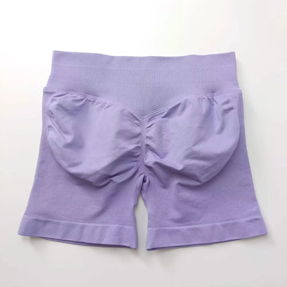 Women Impact Seamless Biker Shorts Scrunch Butt Gym & Yoga Shorts
