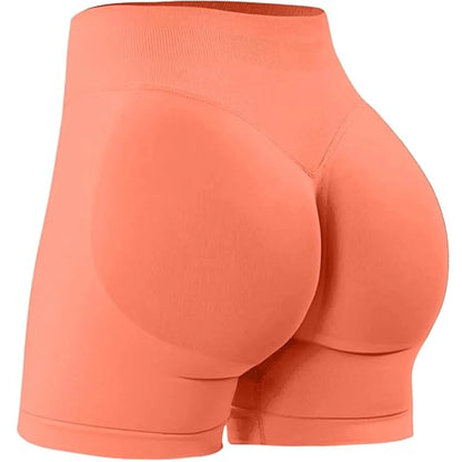 Women High Waist Yoga Shorts – Summer Fitness Running Shorts