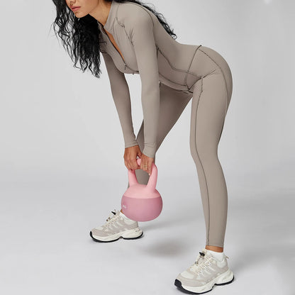 Yoga Bodysuit Long Sleeved Tracksuit