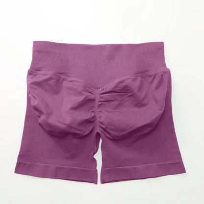 Women Impact Seamless Biker Shorts Scrunch Butt Gym & Yoga Shorts