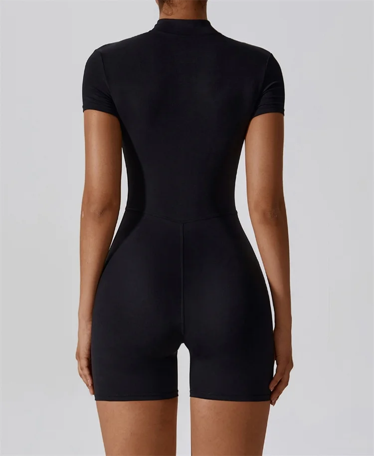 High Compressive Waistband One-Piece Fitness Suit