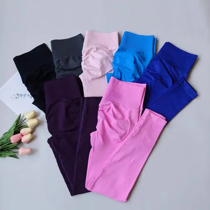 Women High Waist Seamless Leggings Push-Up Gym & Yoga Fitness Tights