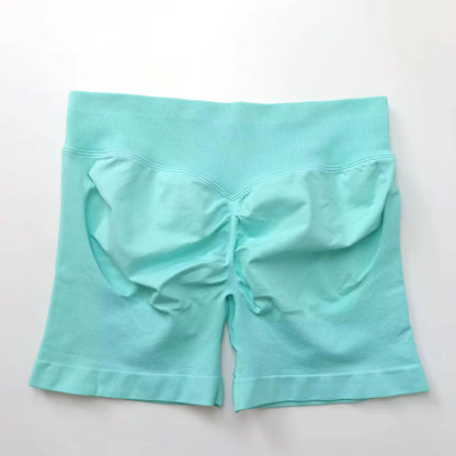 Women Impact Seamless Biker Shorts Scrunch Butt Gym & Yoga Shorts