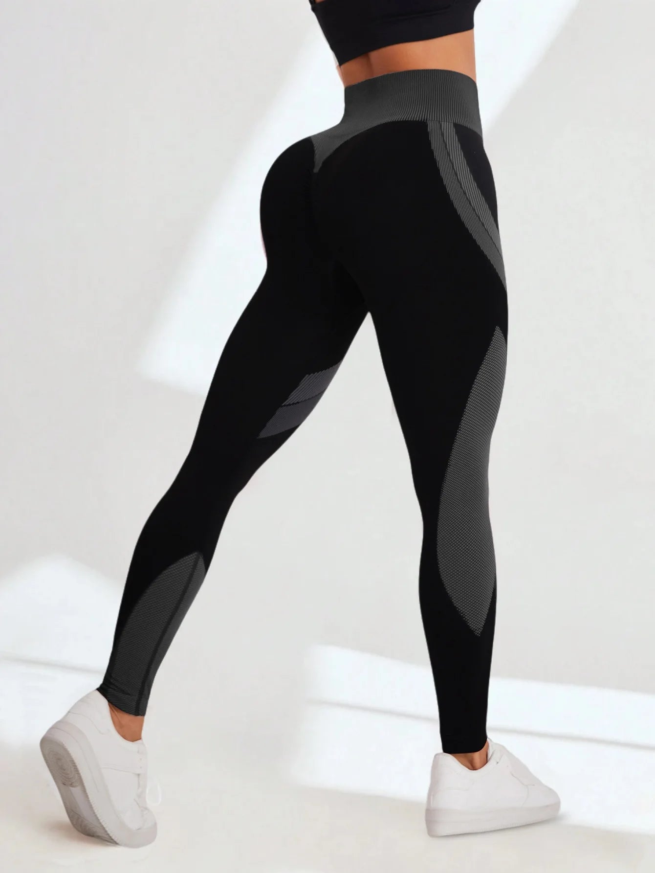 Elastic High  Waist Stylish Workout Leggings