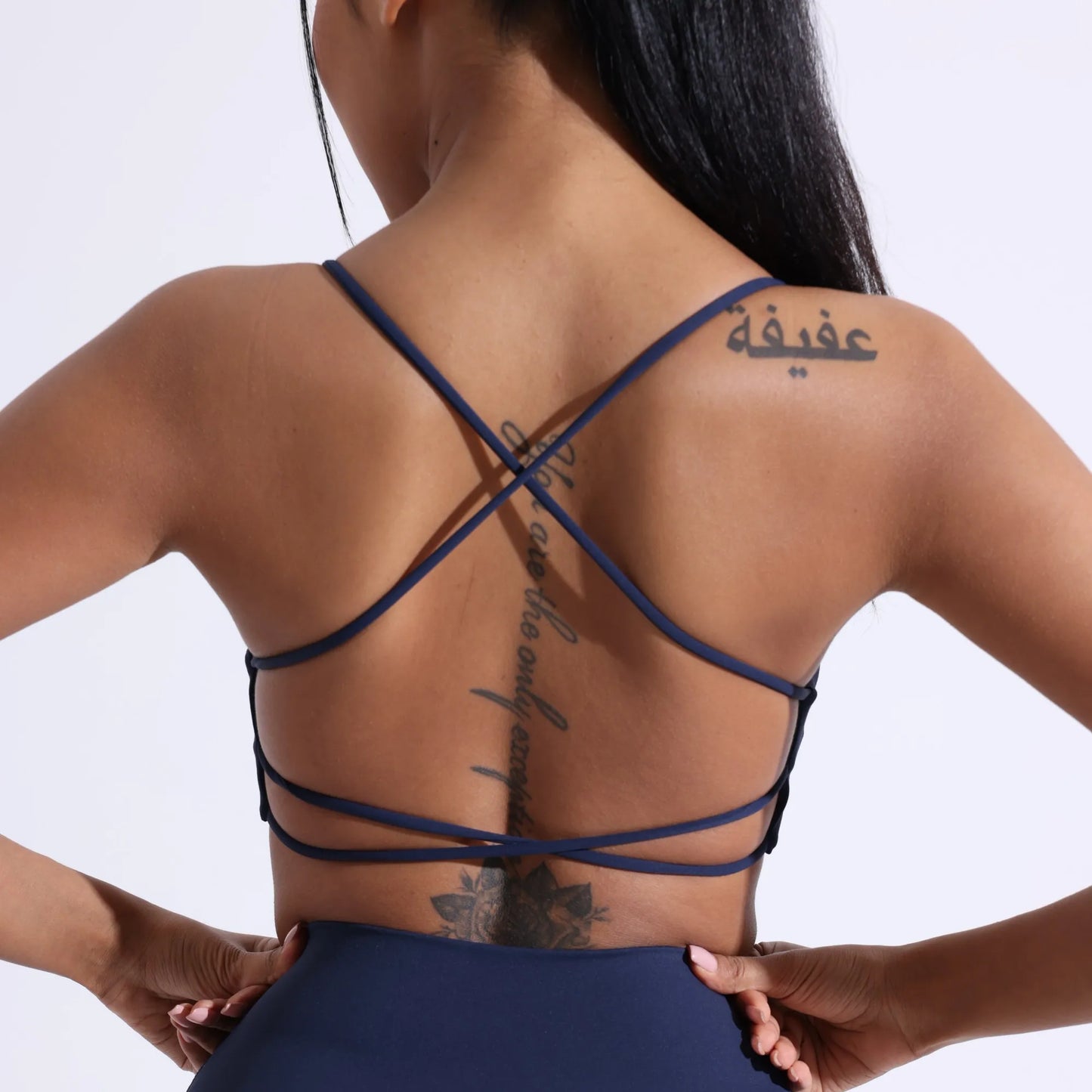 Women Cross Back Sports Bra High Support Gym & Yoga Fitness Top