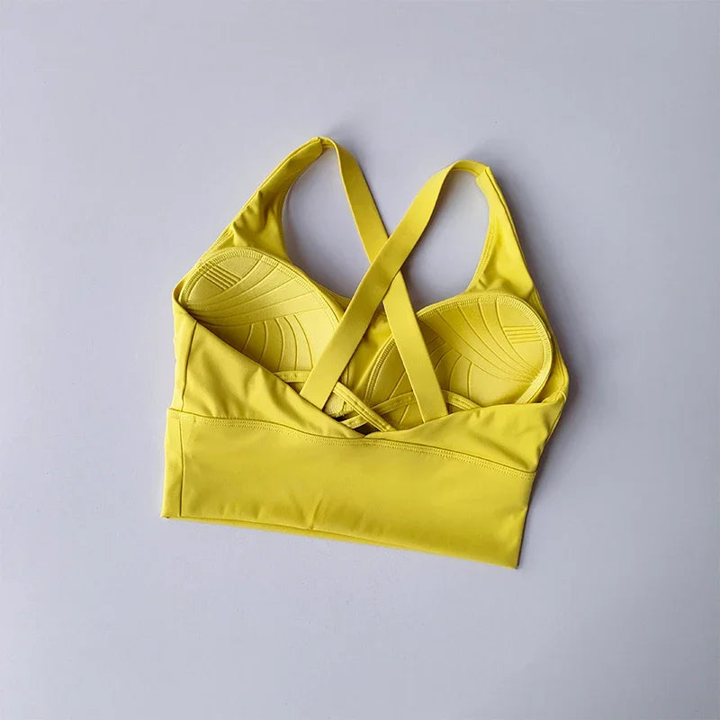 High-Intensity Shockproof Sports Bra – Running & Fitness Support Bra