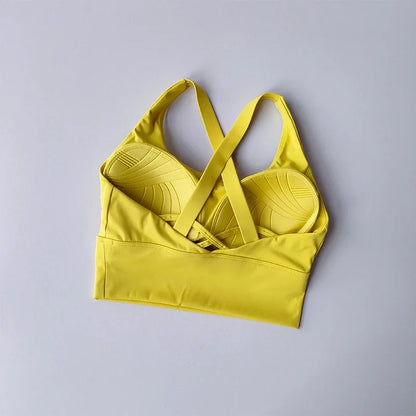 High-Intensity Shockproof Sports Bra – Running & Fitness Support Bra