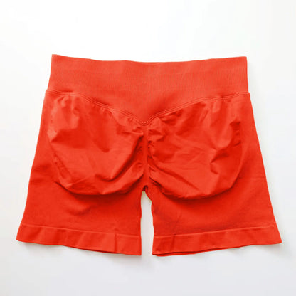 Women Impact Seamless Biker Shorts Scrunch Butt Gym & Yoga Shorts